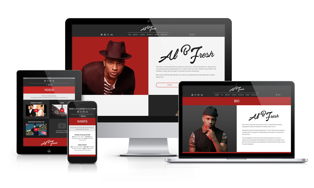 Al B. Fresh Website